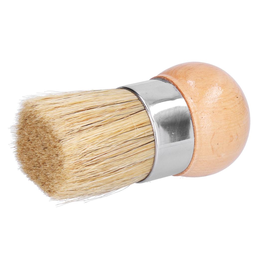2Inch Round Head Brush Decoration Paint Round Bristles Wooden Handle Cleaning Brush
