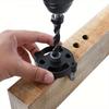 Self Center Dowel Jig Handheld Drill Guide for Straight Holes Wood Panel Hole Puncher Locator Woodworking Joints Tool