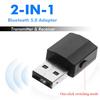 Adapter Bluetooth 5.0 Odbiornik audio 2 w 1 Nadajnik USB Urządzenia cyfrowe