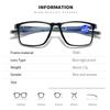 Sports TR90 Presbyopia Glasses for Women Men Fashion Trend Anti Blue Light Reading Eyeglasses Prescription Hyperopia Eyewear