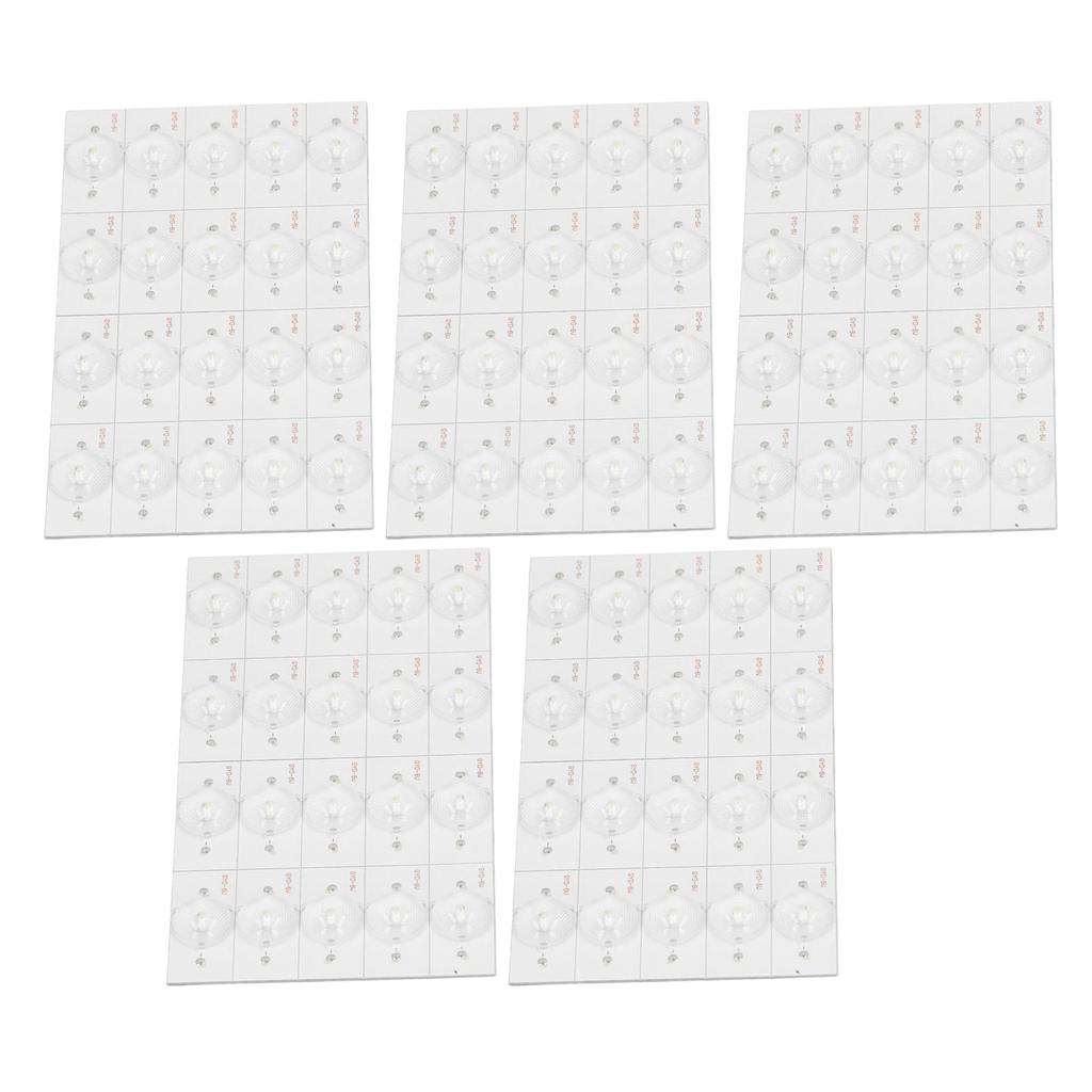 100Pcs Lens Bead 6V Transparent Round LED High Brightness Accessory for 32?65in TV Repair