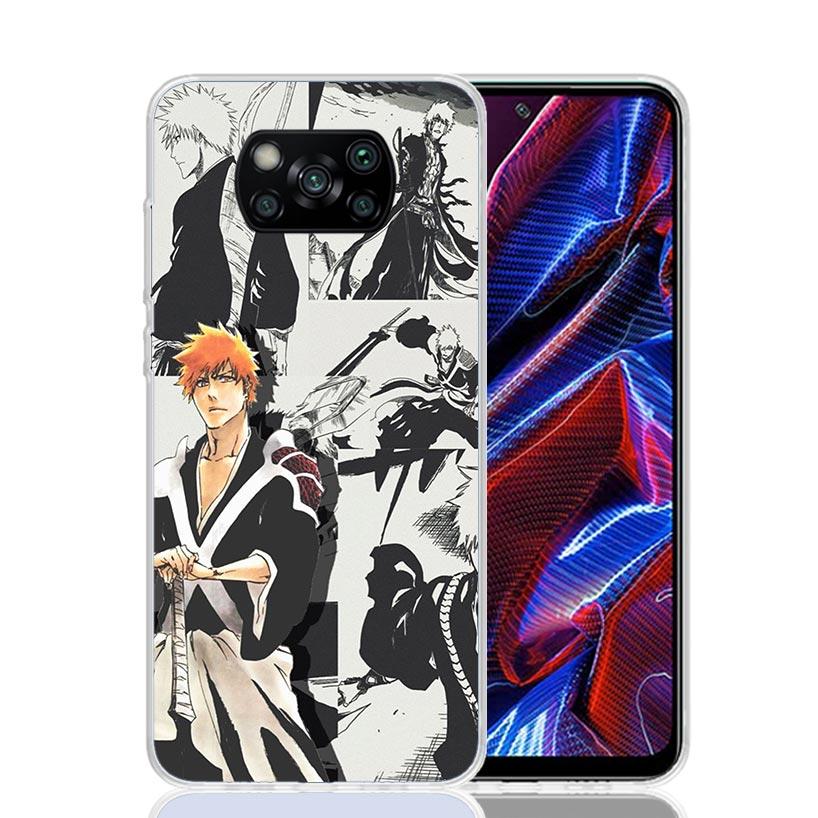 Ichigo Kenpachi Bleach Anime Phone Case For Xiaomi Poco F7 Ultra X7 X6 Pro X5 Redmi 15 15C 13 13C 12 12C 10 10A 10C 9 9A 9C 9T S