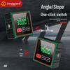 4-Side Magnetic Digital Inclinometer with Laser and Electronic Angle Ruler