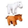 Adorable Horse Plush Toys Decorative Anti-fade Increase Vitality Horse Stuffed Doll for Kids