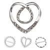 4pcs/set High-end Alloy Multi-function Scarf Buckle Exquisite Belt Pin Trendy and Versatile Diamond-set Scarf Buckle