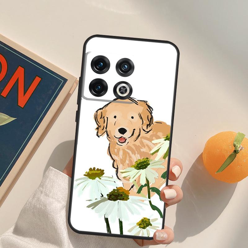 Cute Labrador Retriever Case For OnePlus 12R 13R 13T 10R 15 13 12 11 10T 8T Nord CE 4 3 2 Lite N20 N30 Nord 5 Cover