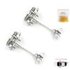 BDP953-1 2 Peças Batente Limitador de Paragem de Dobradiça de Trinco de Porta Dianteira Esquerda E Direita para Citroen C5 MK1 DC/DE Break Liftback Estate 2001-2008 9181G0