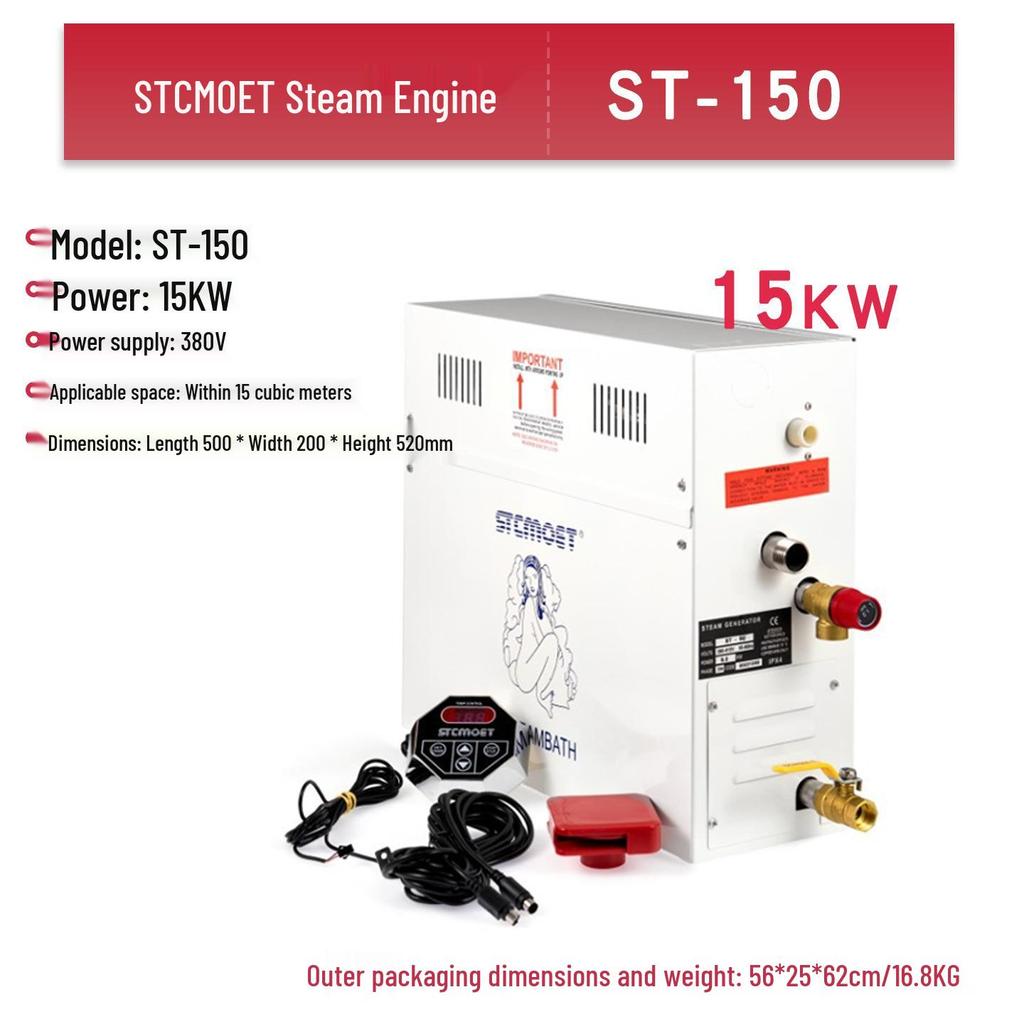 Household Sauna Steam Generator: 3-18kW Wet Steam Heating Machine