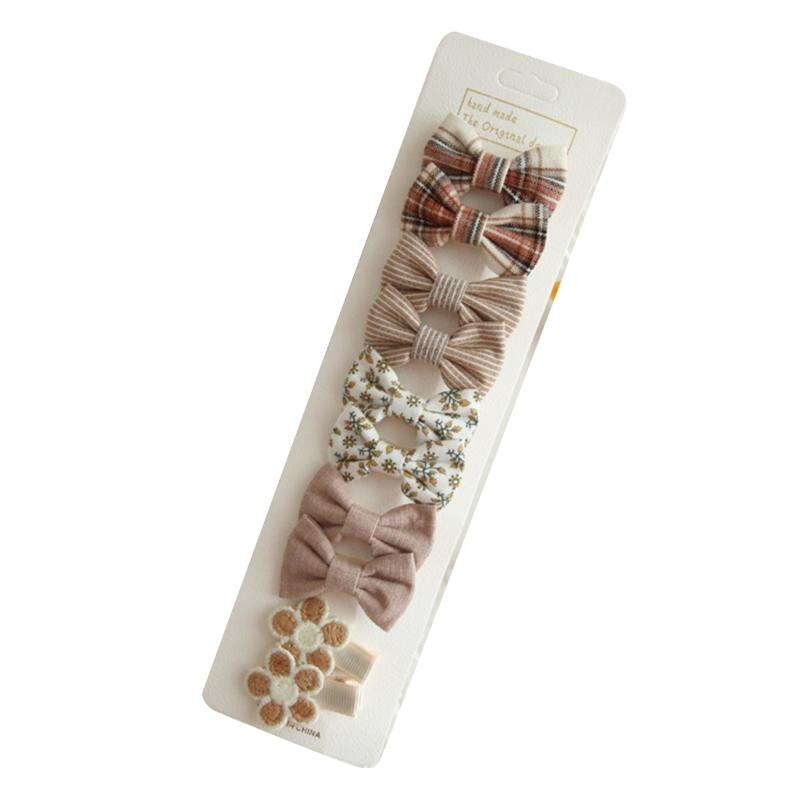

10Pcs/set Kids Butterfly Knot Hair Clip Trendy Hairpin Hair Accessories Gentle on Hair Perfect for Ages 3 to 10 Years кофейный