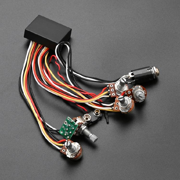Gitarrenbass Tonabnehmer Aktiv EQ Equalizer Vorverstärker Schaltung & Klangregler für mit Fitt
