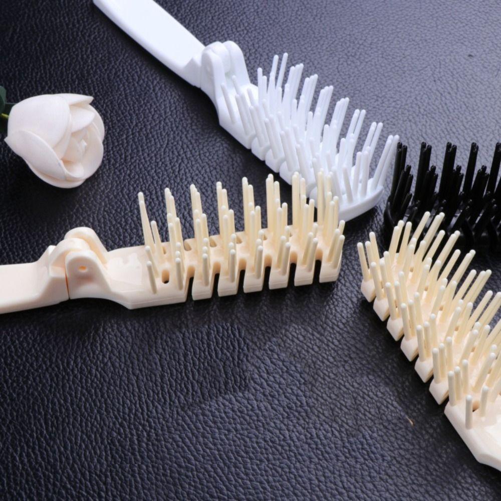 Hair Salon Folding Comb Plastic Hairdressing Tools Useful Styling Tool