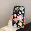 Oil Painting Flower for iPhone17promax Mobile Phone Case Apple 15/14 Wave 16 Premium 12 Transparent 13