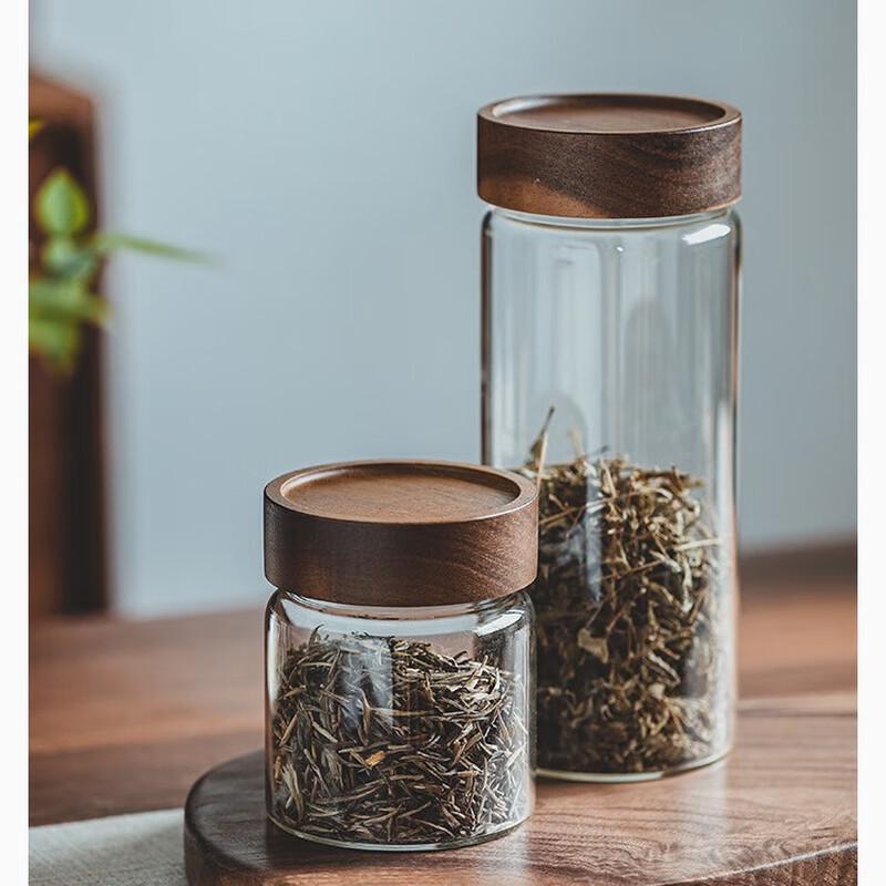 Threaded Glass Sealed Jars for Tea, Snacks & More