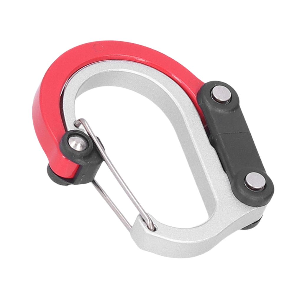 D Type Carabiner Multifunction Portable Aluminum Alloy Hook Clasp Clip for Outdoor Camping Picnic Hiking