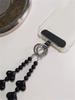 Korea Retro Love Heart Long Mobile Phone Anti-lost Lanyard Halter Chain Outdoor Hanging Chain Phone Case Chain Diagonal Lanyard