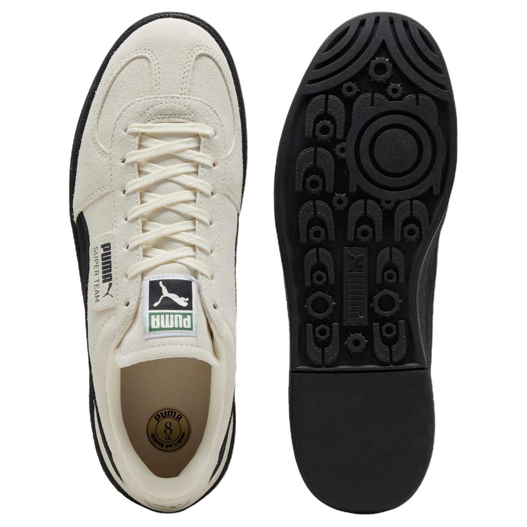 Puma Super Team Warm White Black Unisex Sneakers Cream 403171-03