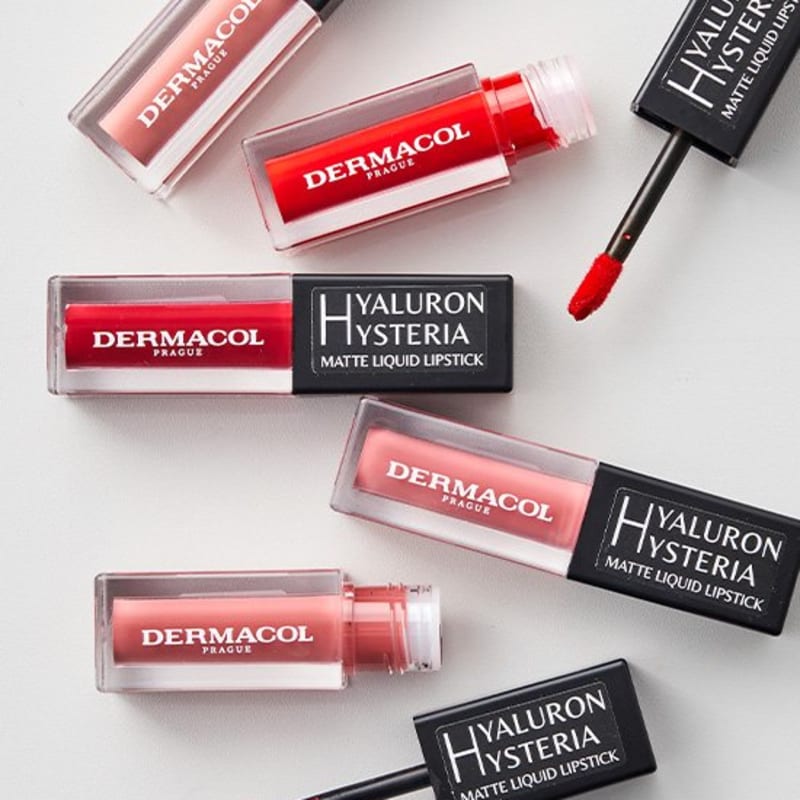 [Dermacol] Hysteria Matte Liquid Lip Tint 5 types (Choose 1)