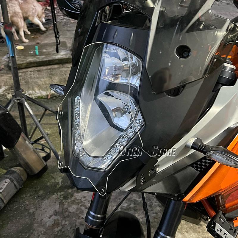 New For 1050 Adventure ADV 1190 Adventure /R 1290 Super Adventure /T Motorcycle Headlight Guard Protector Transparent Lens Cover
