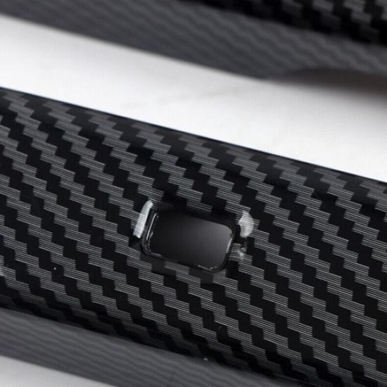 For Kia Carnival -2026 Carbon Fiber Car Exterior Side Door Handle Cover Trim