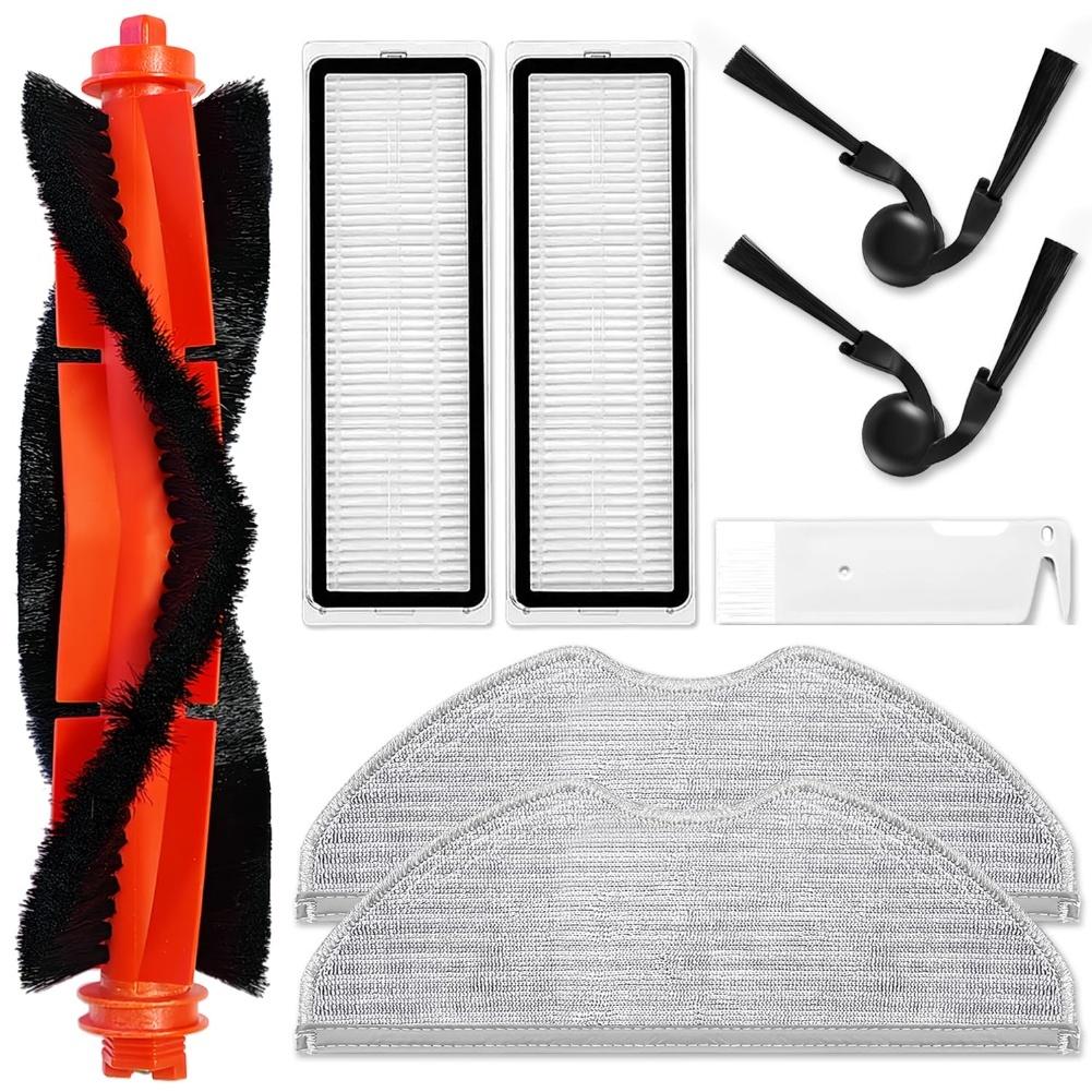 For Xiaomi S40C/E101 Robot Vacuum Cleaner 8pcs (Main Brush, Side Brush, Filter, Mop) Accessories Set