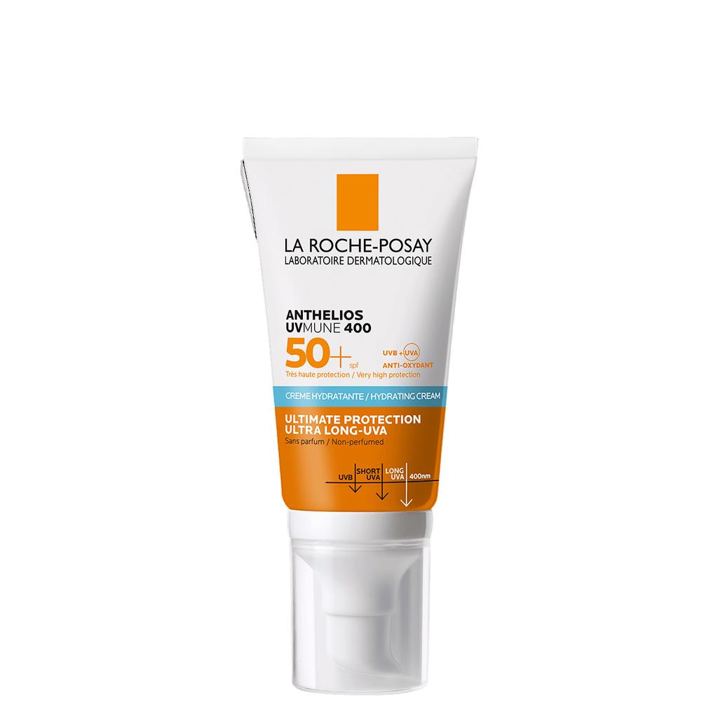 La Roche-Posay, Anthelios UVMune 400, Hydrating, Cream, Face, SPF 50+, 50 Ml