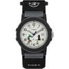 Timex Men's Expedition Camper Nylon/Leather Strap Watch, Black/White/Black/Peanuts. Stylish.