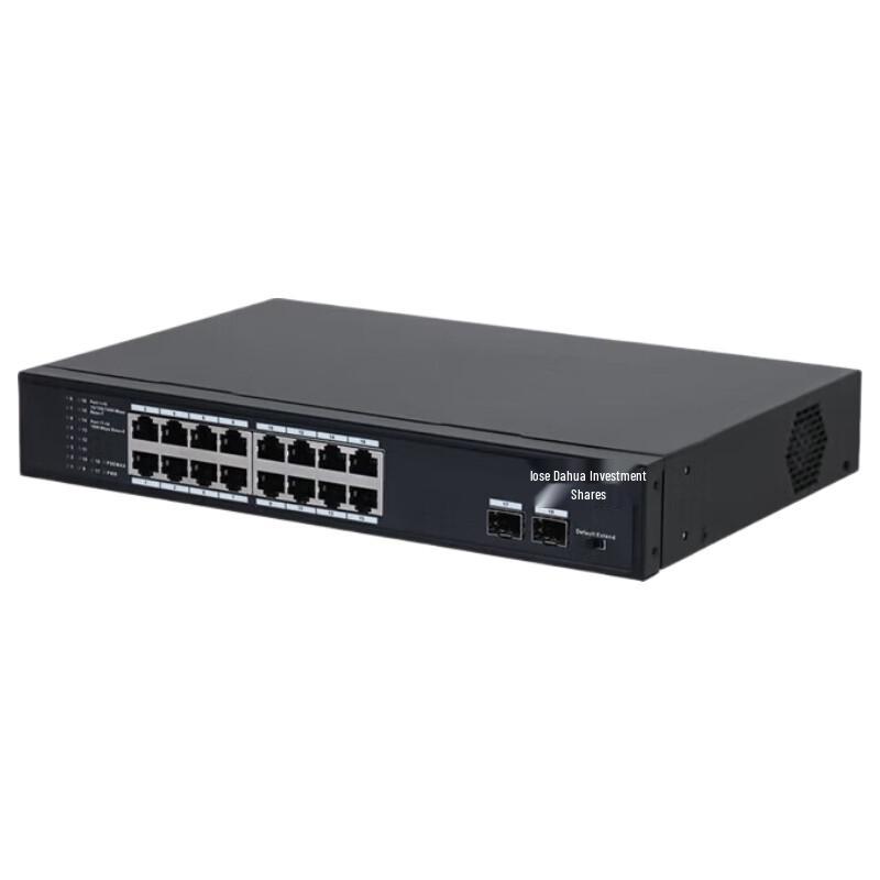 

Dahua 16-Port Gigabit PoE Switch CN plug (adapter included)