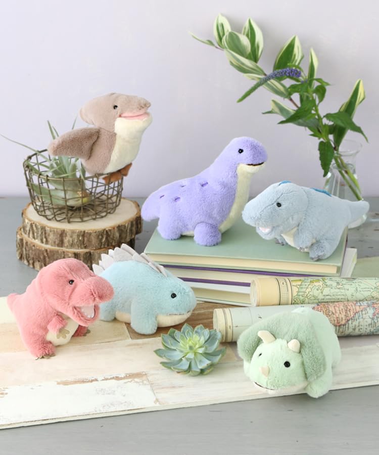 Bleu Bleuet Blue Bluee Soft Dinosaur Plush Toy (Tyrannosaurus)