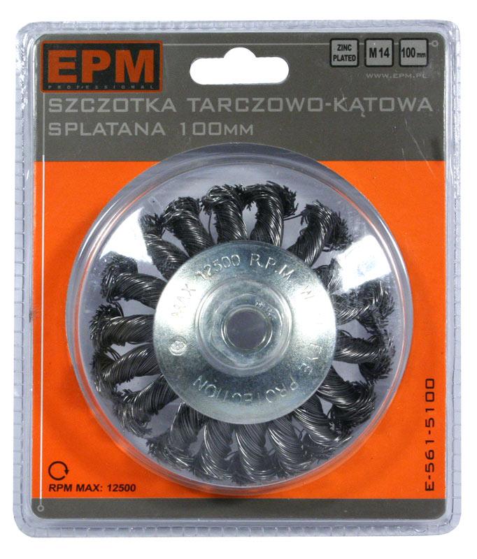 BRUSH DISC ANGLE BRUSH 100MM ZN - E-561-5100