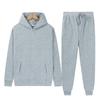 Mens Hooded Sweatshirt Set Casual Loose Fit Thick Warm Winter Streetwear