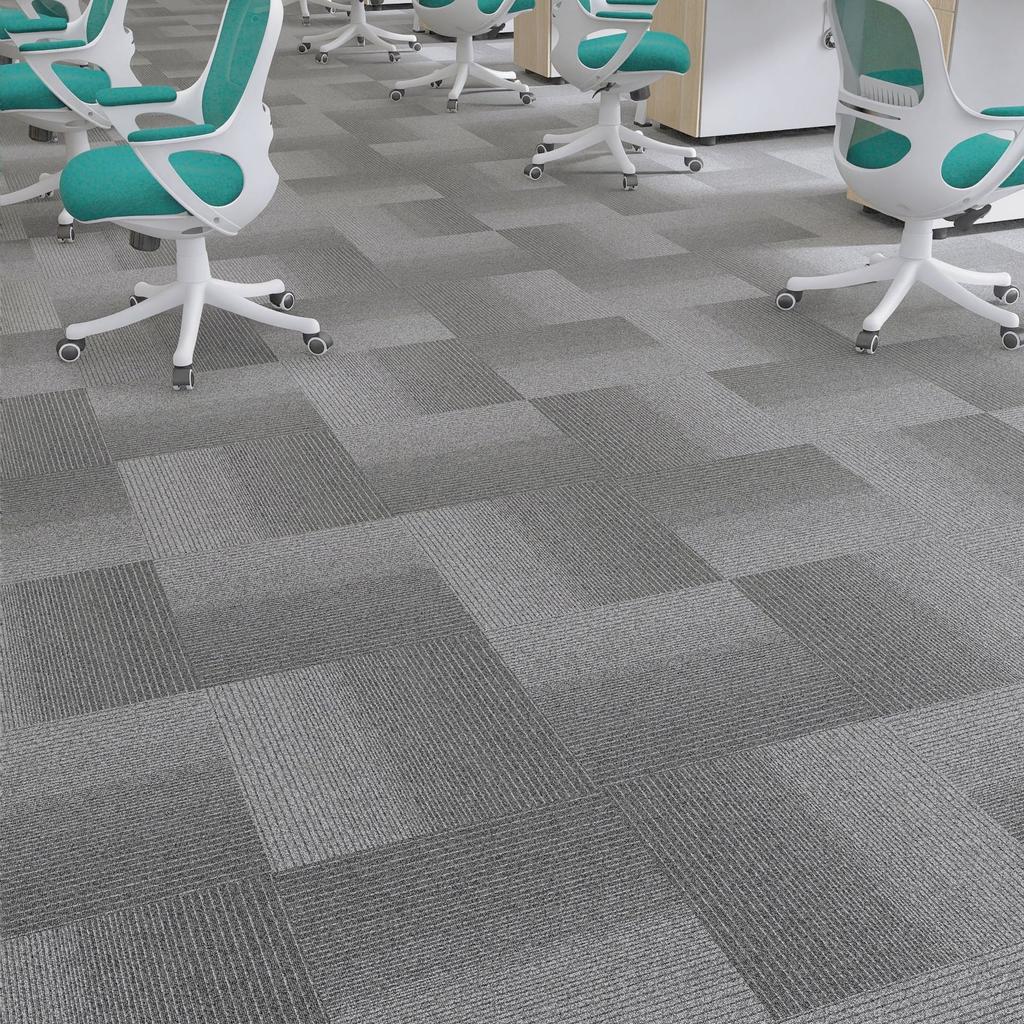 Office Carpet Splicing Square Billiard Hall Bedroom Engineering Room Floor Mat Commercial Pvc Hotel Floor Mat