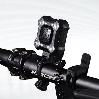 Bicycle Electronic Bell Bike Light Scooter E-bike Trumpet Alarm Bike Bell USB Charge Cycling Warning Alert Safety Riding Mtb
