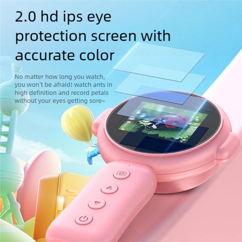 500x Magnification Microscope Handheld Magnifying Glass Support PC Educational Science Toys Pocket Microscopes for Kids
