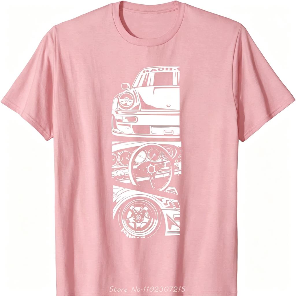 New Unisexs Clothing JDM Japanese Automotive Retro Race Loose Tshirt Tuning Car Fitness T Shirt ONeck Casual Cotton Tshirt