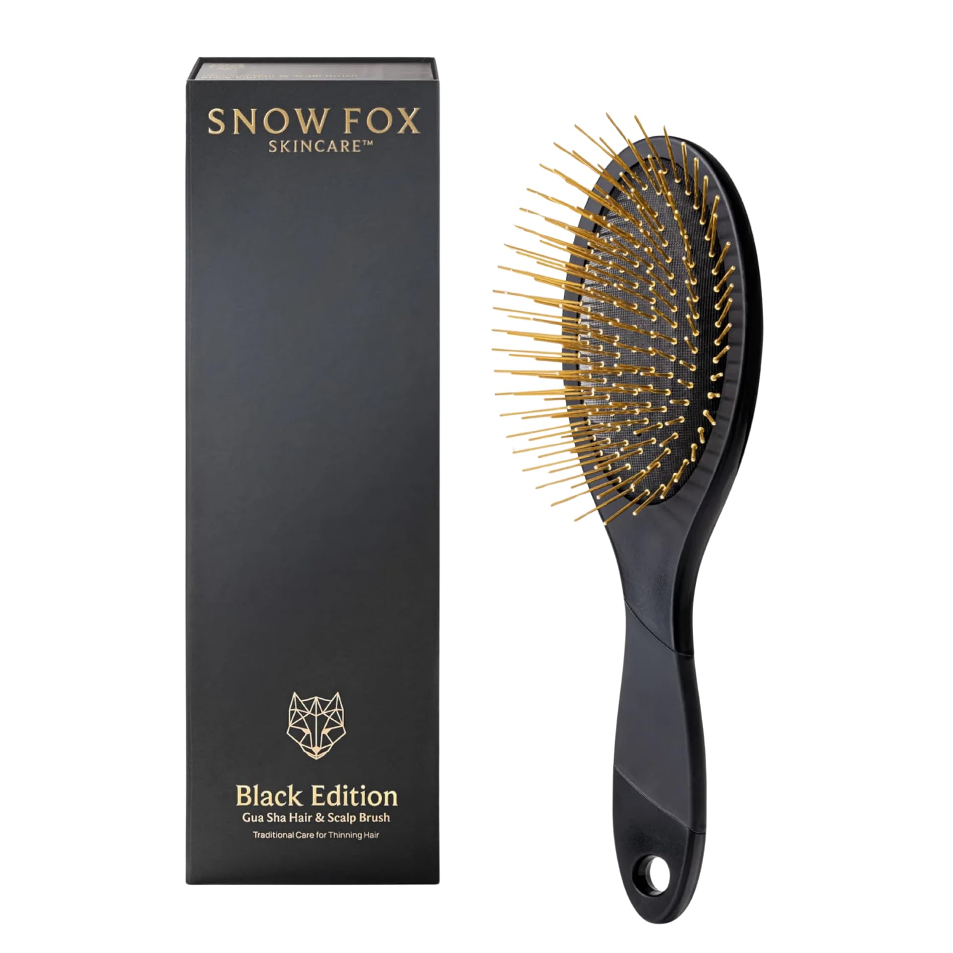 

SNOW FOX SKINCARE Премиум ЛИСА Рекомендовано Известными Парикмахерами и Визажистами Кожа Головы Волосы Голова Гуаша Идеально в Качестве Подарка для Мужчин и Гладкой и Красоты Лица чёрный