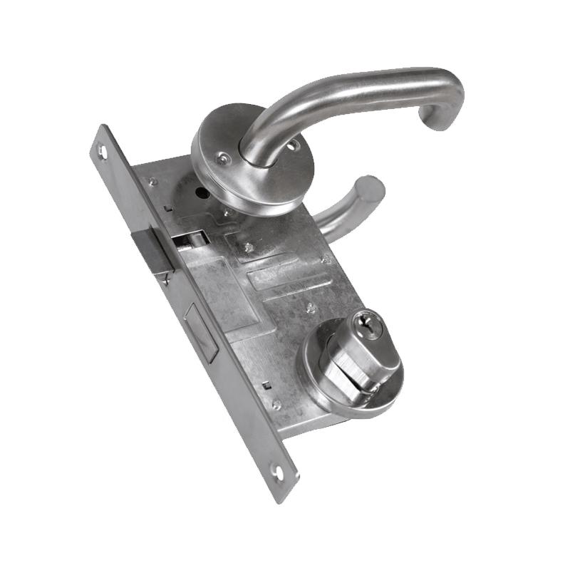 Mickey Agents Universal Stainless Steel Fire Door Lock Standard