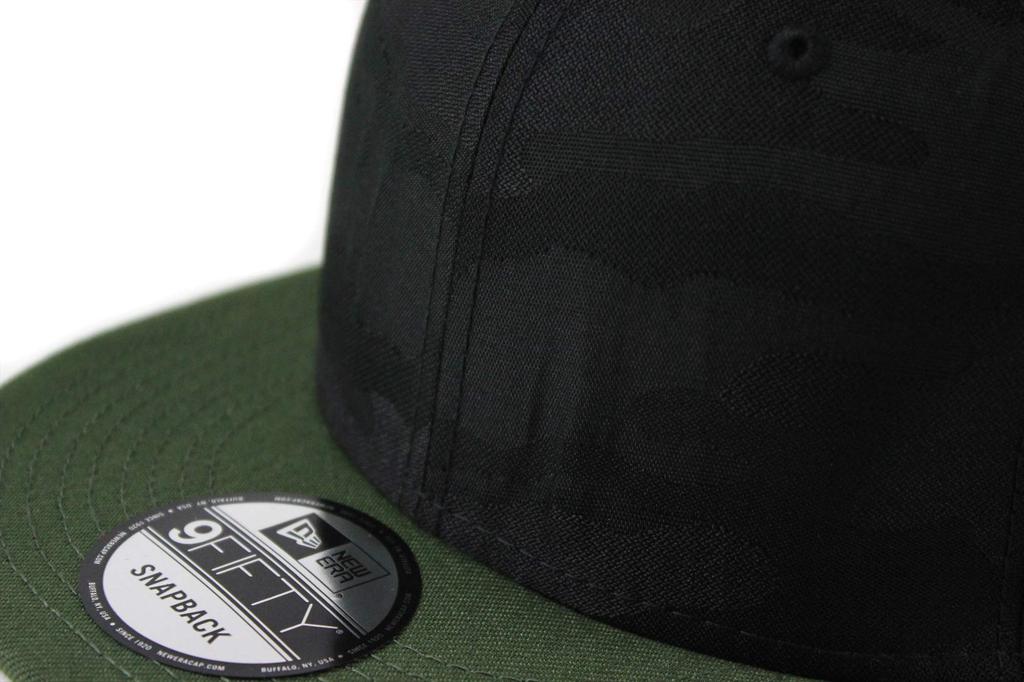 New Era 9FIFTY Camouflage Snapback Cap in CAMO ARMY/BLACK