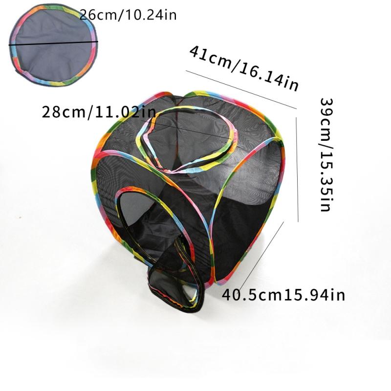 

Портативный уличный сетчатый вольер для кошек, игровая палатка с туннелями, складной лабиринт для питомцев, игрушка-канал для питомцев, товары для питомцев