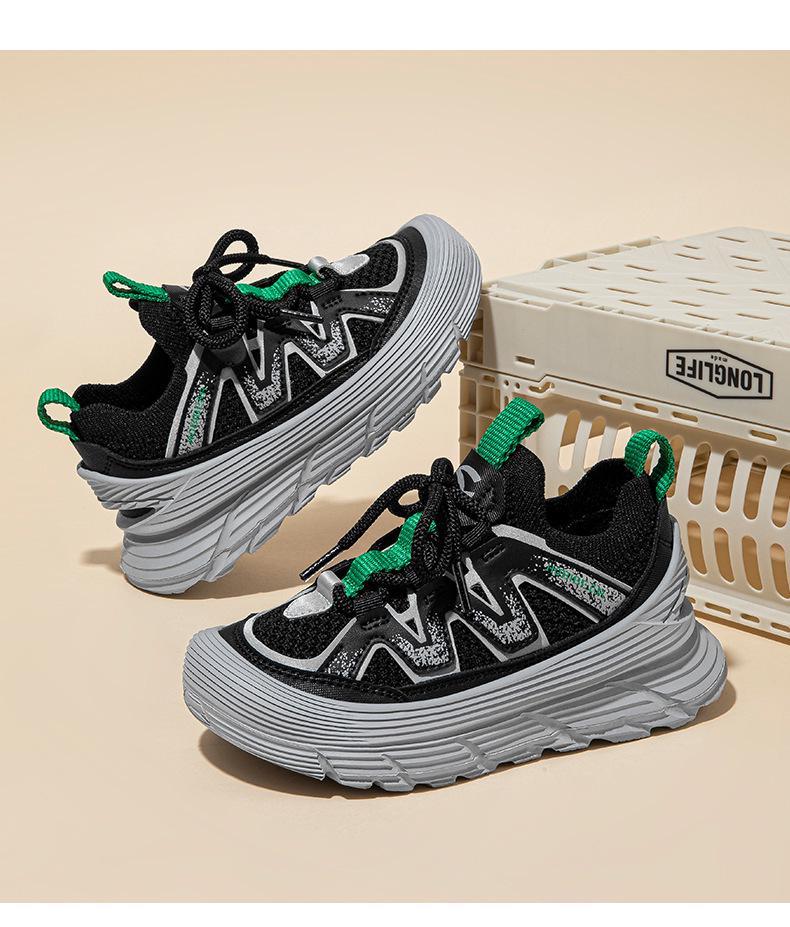 Happy Bear Kids' Breathable Mesh Lightweight Running Loafers - New Style Spring/Autumn Sports Shoes