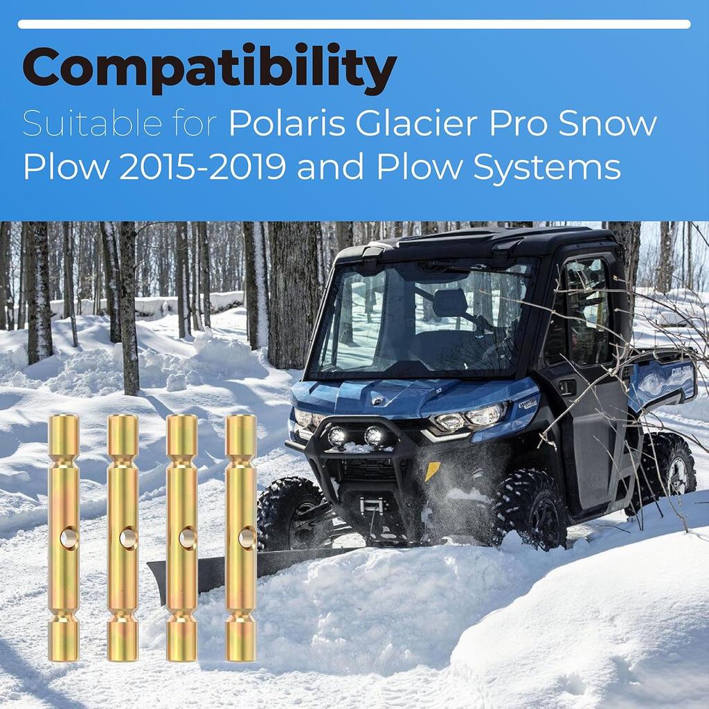 PalpitateC 2205063 Shear Pin Compatible with Polaris ATV 2015- Sportsman Fits Polaris ATVs Snow Plow Glacier Plow Parts for Snow Plow Glacier Pro