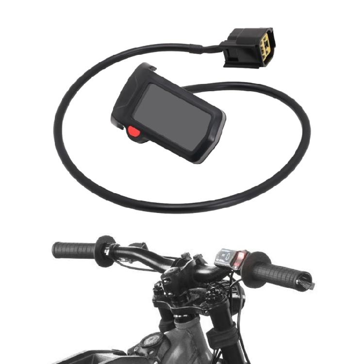 Tachometerbaugruppe Motorrad Modifiziertes Zubehör für Sur-Ron Ersatz Motorrad LED-Anzeige Tachometer Betriebsstundenzähler