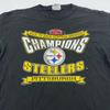 Vintage 90s PITTSBURGH STEELERS T-Shirt LARGE/XL Football NFL