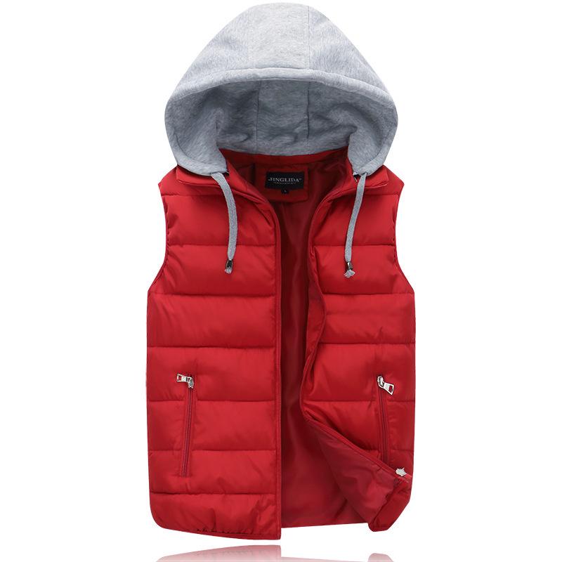 Herbst Winter Herren und Damen LOUG Bedruckte Baumwollweste