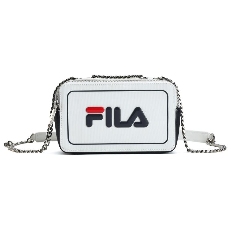 

Новый чехол для мобильного телефона из искусственной кожи FILA, наплечная сумка, сумка кросс-боди, маленький размер, женский, стандартный, белый F13W319168F-WT 19.1*6.1*10.9CM
