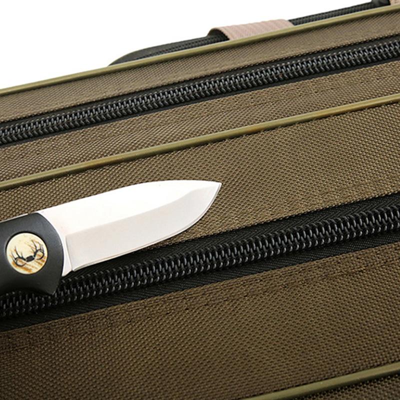 Outdoor 3/4 Layer Fishing Rod Bag 80-130CM Waterproof Fishing Tackle Bags Carp/Sea Fishing Pole Storage Reel Lure Tool Case