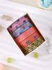 5rolls/Box Colorful Washi Tape Decoration Scrapbooking Supplies Masking Tape School Supplies Sticker Stationery Washi Tape