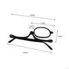Single Lens Makeup Reading Glasses 180 Degree Rotating Optical Eyewear