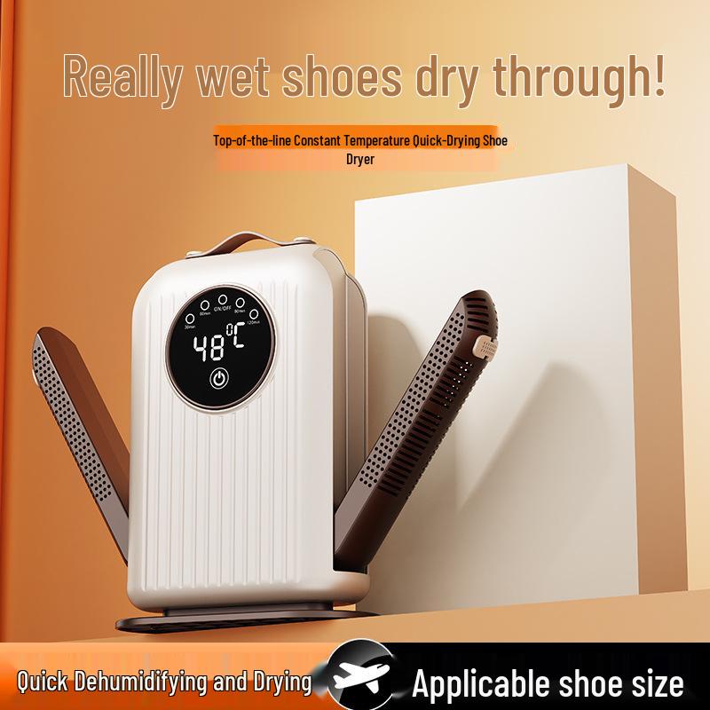 "Tragbarer Faltbarer Schuhtrockner mit Timer, Schnelltrocknend, Entfeuchtung, Geruchskontrolle und Konstanttemperatur-Funktionen"