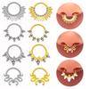 Luxury European-American Titanium Zircon Nose & Nipple Ring