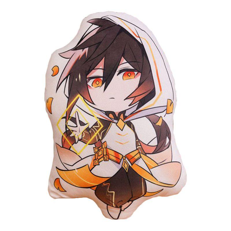 Genshin Plush Impact Toy Pillow Stuffed Zhongli Hutao Venti Xiao Klee Paimon
